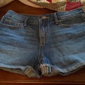 Denim shorts size 14